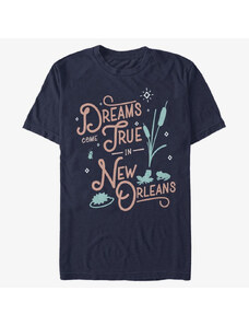 Pánské tričko Merch Disney The Princess & The Frog - New Orleans Unisex T-Shirt Navy Blue