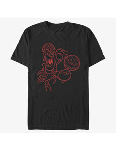Pánské tričko Merch Disney The Little Mermaid - Sebeztian Front Unisex T-Shirt Black