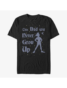 Pánské tričko Merch Disney Peter Pan - This Dad Wont Grow Up Unisex T-Shirt Black