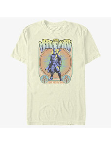 Pánské tričko Merch Star Wars: The Mandalorian - Mando Gig Men's T-Shirt Natural