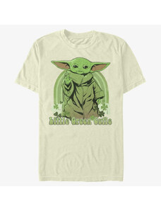 Pánské tričko Merch Star Wars: Mandalorian - little green guy Men's T-Shirt Natural