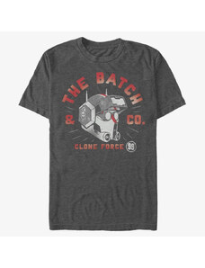 Pánské tričko Merch Star Wars: The Bad Batch - Bad Batch Co Men's T-Shirt Dark Heather Grey