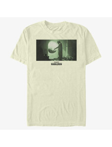 Pánské tričko Merch Star Wars: Mandalorian - Photo Op Men's T-Shirt Natural