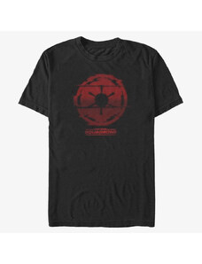 Pánské tričko Merch Star Wars: Squadrons - Empire Glitch Men's T-Shirt Black