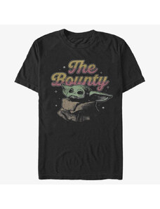 Pánské tričko Merch Star Wars: The Mandalorian - THE BOUNTY Men's T-Shirt Black