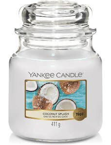 Yankee Candle vonná svíčka Classic ve skle střední Coconut Splash 411 g