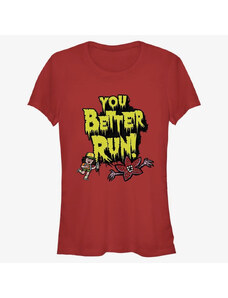 Dámské tričko Merch Netflix Stranger Things - Better Run Women's T-Shirt Red