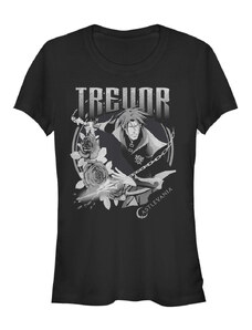 Dámské tričko Merch Netflix Castlevania - Trevor Badge Women's T-Shirt Black