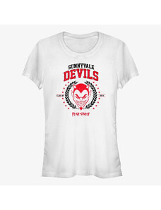 Dámské tričko Merch Netflix Fear Street - Sunnyvale Devils Women's T-Shirt White