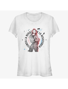 Dámské tričko Merch Netflix Money Heist - La Resistencia Badge Women's T-Shirt White