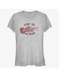 Dámské tričko Merch Netflix Army Of The Dead - Arrows Logo Women's T-Shirt Heather Grey