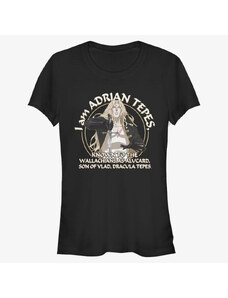 Dámské tričko Merch Netflix Castlevania - Adrian Tepes Known As Alucard Women's T-Shirt Black
