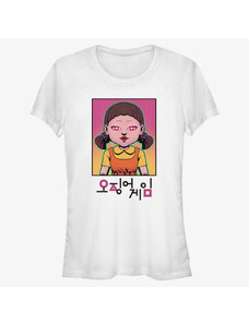 Dámské tričko Merch Netflix Squid Game - Neon Doll Women's T-Shirt White