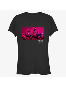 Dámské tričko Merch Netflix Squid Game - Pink Guards Women's T-Shirt Black