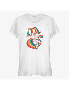Dámské tričko Merch Netflix Stranger Things - 11 Rainbow Women's T-Shirt White