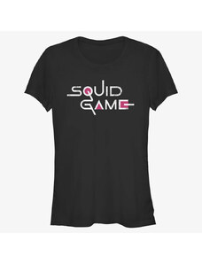 Dámské tričko Merch Netflix Squid Game - English Title Women's T-Shirt Black