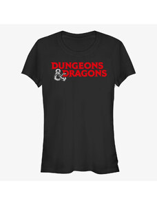 Dámské tričko Merch Hasbro Dungeons & Dragons - Rendered Logo Women's T-Shirt Black