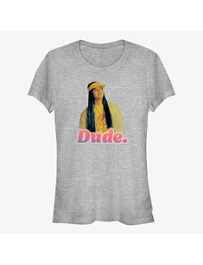 Dámské tričko Merch Netflix Stranger Things - Dude Retro Women's T-Shirt Heather Grey