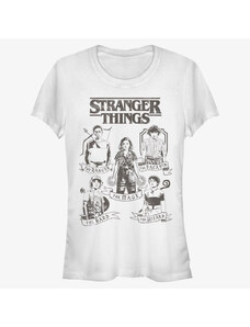 Dámské tričko Merch Netflix Stranger Things - DnD Classes Women's T-Shirt White