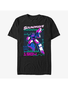 Pánské tričko Merch Hasbro Transformers - Soundwave Retro Men's T-Shirt Black
