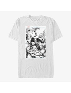 Pánské tričko Merch Marvel - Hulk Sketch Men's T-Shirt White