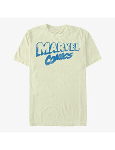 Pánské tričko Merch Marvel - RETRO LOGO Men's T-Shirt Natural