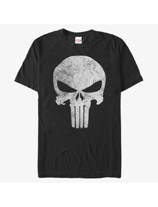 Pánské tričko Merch Marvel - Punisher Distressed Skull Men's T-Shirt Black