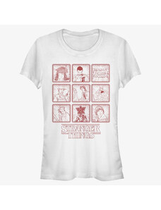 Dámské tričko Merch Netflix Stranger Things - Season One Line Women's T-Shirt White