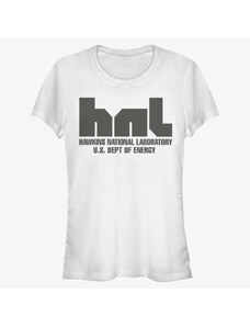 Dámské tričko Merch Netflix Stranger Things - Hawkins National Laboratory Women's T-Shirt White