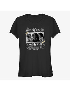 Dámské tričko Merch Netflix Stranger Things - HELLFIRE CLUB SCRAPBOOK Women's T-Shirt Black