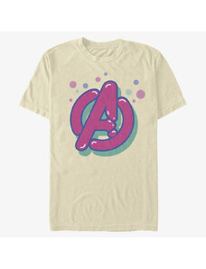 Pánské tričko Merch Marvel Avengers Classic - Bubble Avengers Icon Men's T-Shirt Natural