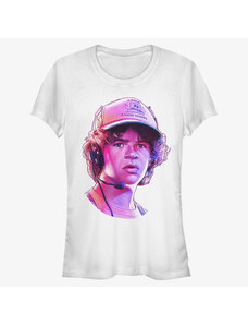 Dámské tričko Merch Netflix Stranger Things - Dusty Big Face Women's T-Shirt White