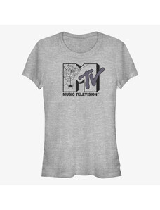 Dámské tričko Merch Paramount MTV - Spider TV Women's T-Shirt Heather Grey
