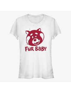 Dámské tričko Merch Pixar Turning Red - Fur Baby Women's T-Shirt White