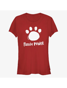 Dámské tričko Merch Pixar Turning Red - Panda Power Women's T-Shirt Red
