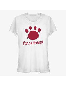 Dámské tričko Merch Pixar Turning Red - Panda Power Women's T-Shirt White