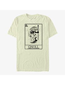 Pánské tričko Merch Dungeons & Dragons - Vintage Gnoll Tarot Unisex T-Shirt Natural