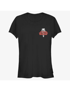 Dámské tričko Merch Star Wars: Classic - Mandalorian Logo Women's T-Shirt Black