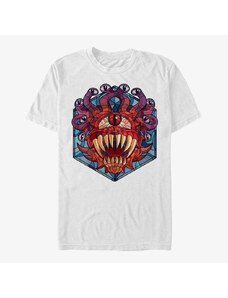 Pánské tričko Merch Dungeons & Dragons - Eye of the Beholder Glass Unisex T-Shirt White