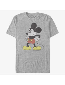 Pánské tričko Merch Disney Classic Mickey - Mightiest Mouse Unisex T-Shirt Heather Grey