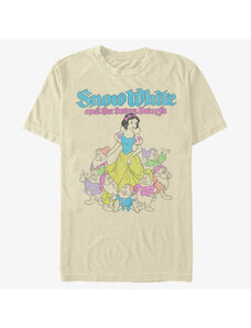 Pánské tričko Merch Disney Snow White - Neon Snow White Unisex T-Shirt Natural