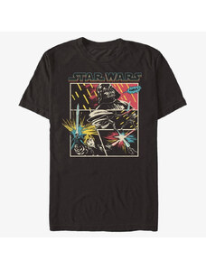 Pánské tričko Merch Star Wars: A New Hope - Comic Fight Black