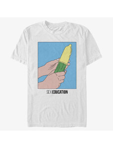 Pánské tričko Merch Netflix Sex Education - Cucumber White