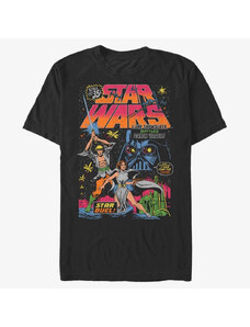 Pánské tričko Merch Star Wars: Classic - Star Duel Black