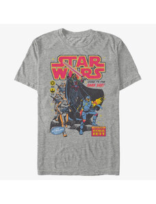 Pánské tričko Merch Star Wars: Classic - Pop Comic Heather Grey
