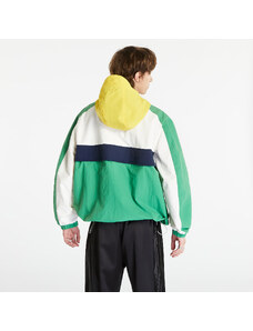 Tommy Hilfiger Pánská větrovka TOMMY JEANS Archive Oversized Popover Chicago Windbreaker Coastal Green/ Multi