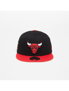 Kšiltovka New Era Chicago Bulls Team Patch 9FIFTY Snapback Cap Black/ Red