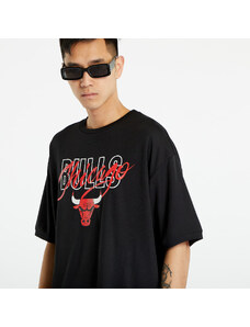 Dámské tričko New Era Chicago Bulls NBA Script Oversized T-Shirt Black