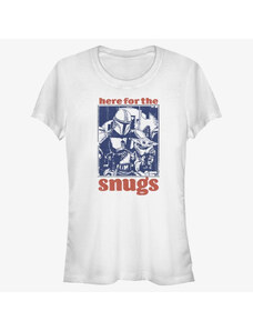 Dámské tričko Merch Star Wars: The Mandalorian - The Snugs Women's T-Shirt White