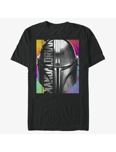 Pánské tričko Merch Star Wars: Mandalorian - Inverse Unisex T-Shirt Black